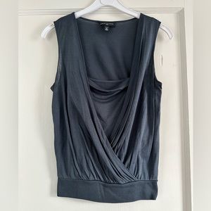 Banana Republic Navy Blue XS Top - Pure Silk
